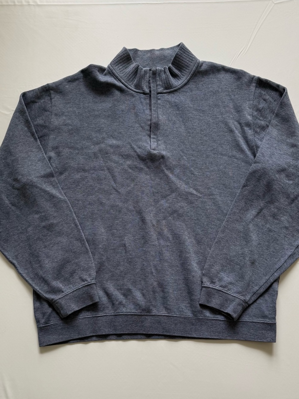 Men's Cutter & Buck Half-Zip Sweater Pullover - Gray Size XL